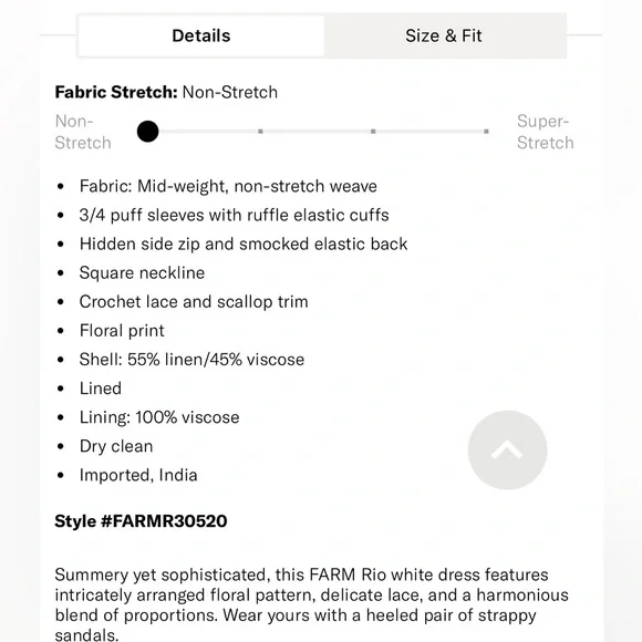 Farm Rio delicate forest scarves mini dress - Picture 4 of 5